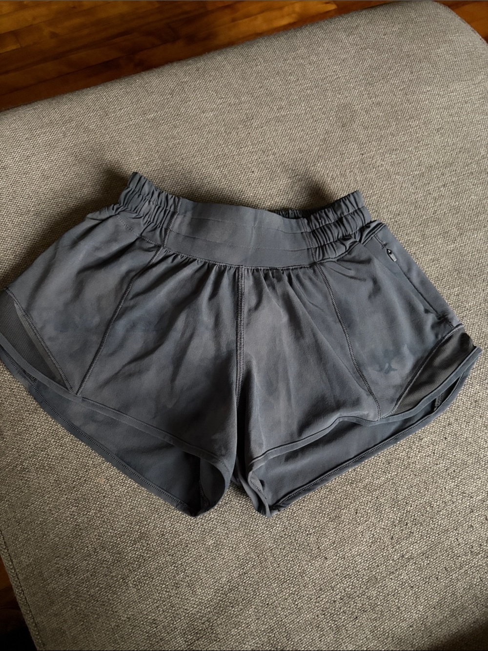 lululemon athletica Slate Gray Athletic Running Shorts